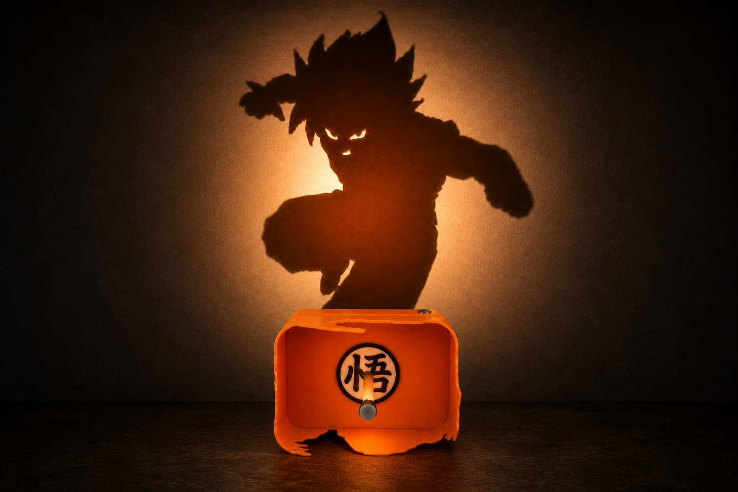 Goku Shadow Lamp – Anime Wall Projection Night Light