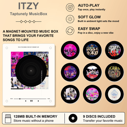 TapTunely Music Memory Box — 9 Mini Discs