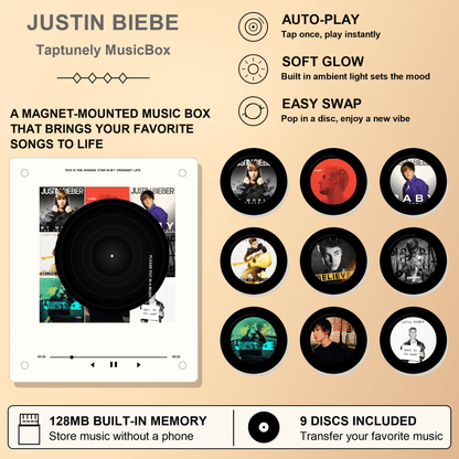 TapTunely Music Memory Box — 9 Mini Discs