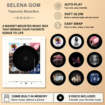 TapTunely Music Memory Box — 9 Mini Discs