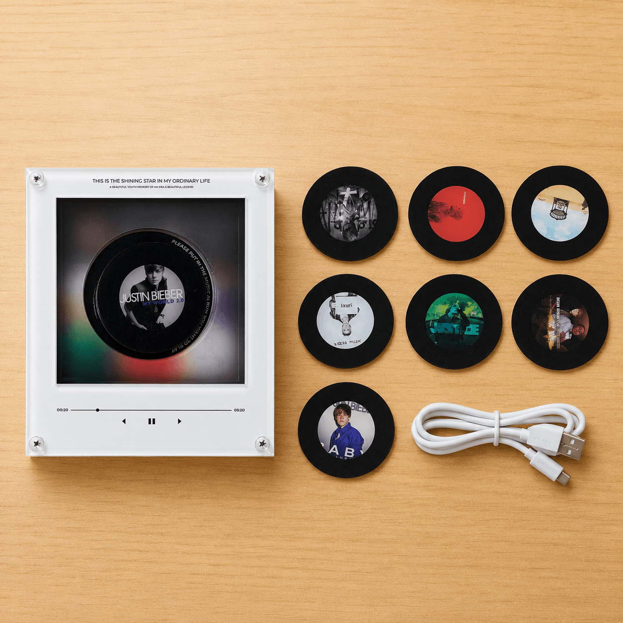 TapTunely Music Memory Box — 9 Mini Discs